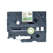 Brother TZERM34 - Ruban Tissu - 12mm de large - Or/Vert menthe