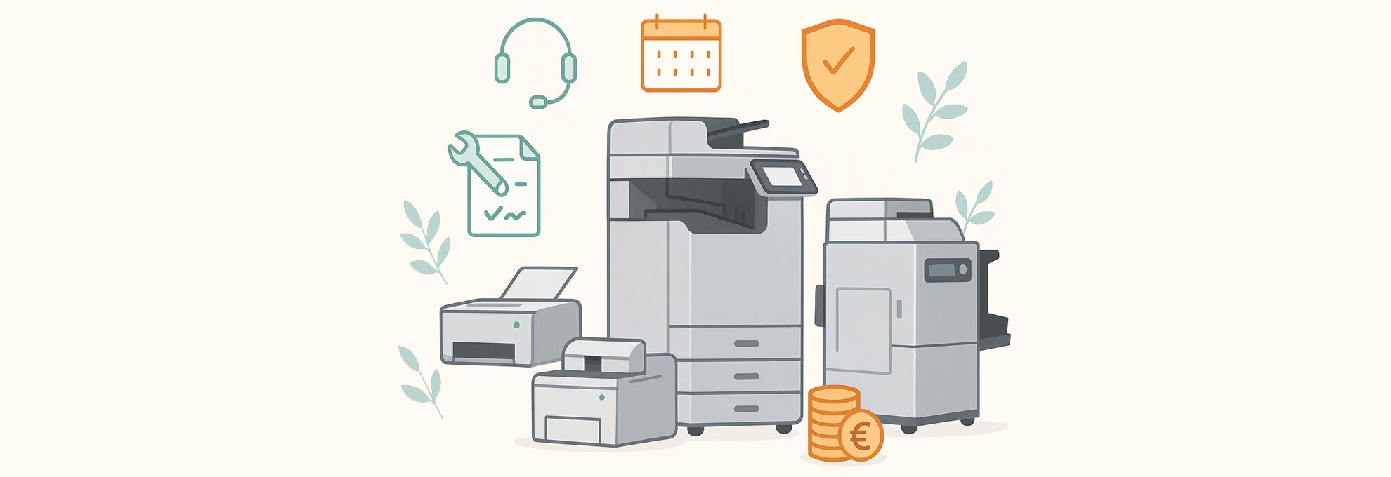 Guide sur les contrats de maintenance et la gestion du parc d'impression