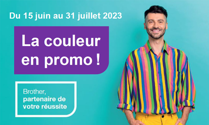 La couleur en promo chez Brother